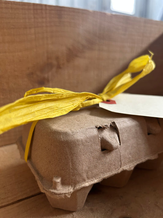 Half Dozen Beeswax Egg Candles