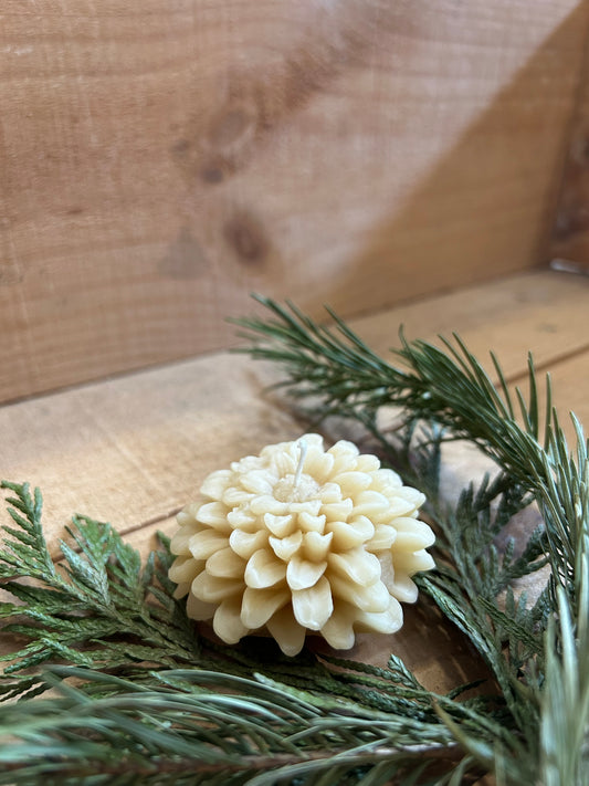 Flower Beeswax Candle
