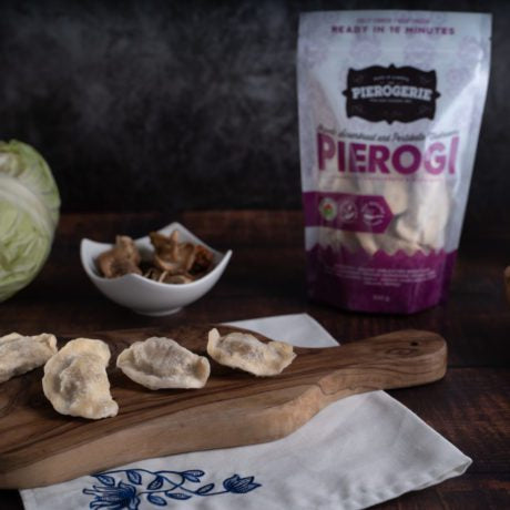 Pierogerie-Organic Sauerkraut and Portobello Mushroom Pierogi