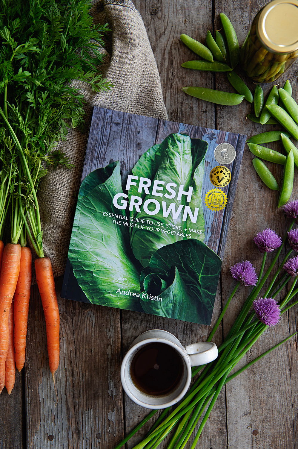 Book: Fresh Grown: Essential Guide to Use, Store, and Make the Most of Your Vegetables by Andrea Kristin