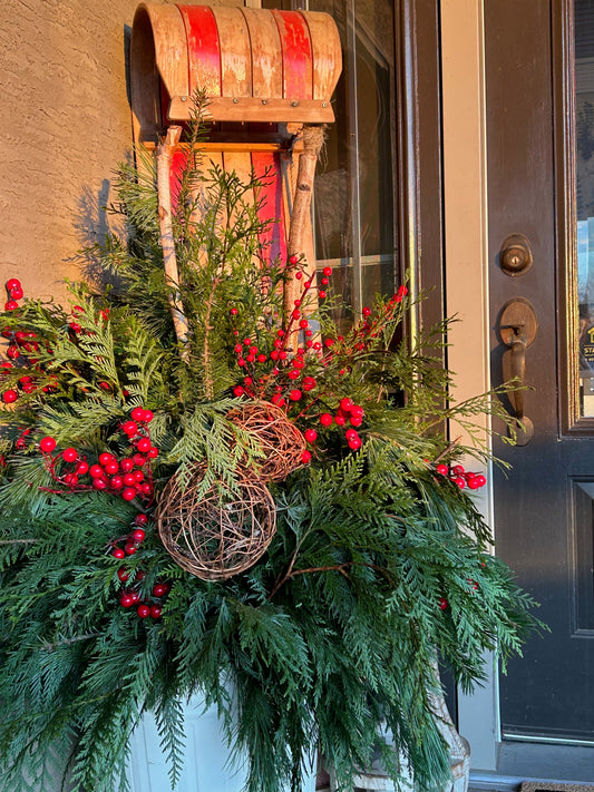 Winter Porch Planter Workshop
