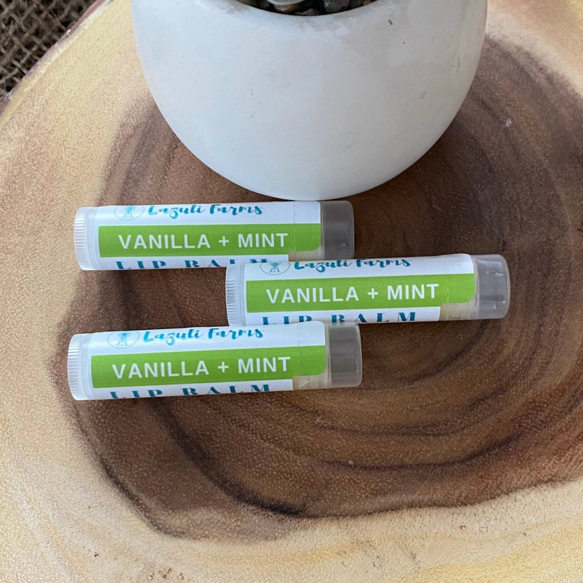 Lazuli Farms-Vanilla Mint Lip Balm
